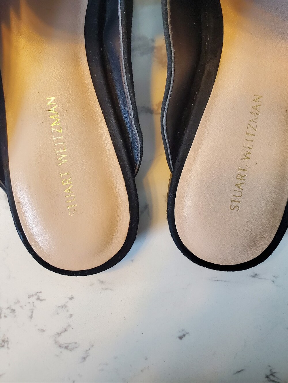 Stuart Weitzman Superstud Suede Mules in black US5.5 - Picture 10 of 10